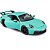 Miniatura carro Porsche 911 GT3 1/24 - verde água - Imagem 3