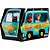 Conjunto Bonecos Scooby-Doo Mystery machine die-cast - Imagem 2