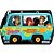 Conjunto Bonecos Scooby-Doo Mystery machine die-cast - Imagem 9