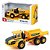 Miniatura caminhão Caçamba Volvo construção - Bburago - Imagem 1