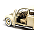 Miniatura Volkswagen Käfer Beetle Fusca 1955 Bburago 1:18 - Imagem 5
