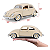 Miniatura Volkswagen Käfer Beetle Fusca 1955 Bburago 1:18 - Imagem 7