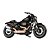 Miniatura Moto Harley-davidson Fat Bob 114 preta - 1/18 - Imagem 3