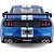 Miniatura carro Mustang Shelby GT500 2020 azul - 1/18 - Imagem 6