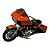 Miniatura Moto Harley Davidson 2022 CVO Road glied - 1/18 - Imagem 3
