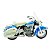 Miniatura Moto Harley Davidson FLH Electra glide 1966 - 1/18 - Imagem 3