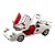 Miniatura carro Lamborghini Countach LP 5000 S branca - 1/12 - Imagem 4