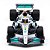 Miniatura Formula 1 L.Hamilton Mercedes F1 W13 Miami GP 1/18 - Imagem 3