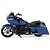 Miniatura Moto Harley-davidson CVO Road Glide Azul - 1/18 - Imagem 4