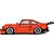 Miniatura carro Porsche Custom KS-R laranja 1/18 - Imagem 5