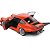 Miniatura carro Porsche Custom KS-R laranja 1/18 - Imagem 6