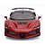 Miniatura carro Ferrari SF90 XX Stradale vermelha 1/18 - Imagem 3