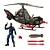 Miniatura Helicoptero Gijoe cobra F.A.N.G 76x3-6 - Hasbro - Imagem 2