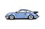 Miniatura carro Porsche 911 (964) Turbo 1990 azul 1/18 - Imagem 5