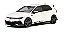 Miniatura carro Volkzwagen Golf MK8 GTI branco 1/18 - Imagem 2