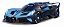 Miniatura carro Bugatti Bolide W16.4 azul 1/18 - Imagem 2