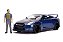 Miniatura carro Velozes e furiosos Nissan R35 C/Brian 1/18 - Imagem 2