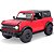 Miniatura carro Ford Bronco WildTrack 2DR vermelho 1/18 - Imagem 2