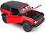 Miniatura carro Ford Bronco WildTrack 2DR vermelho 1/18 - Imagem 5