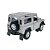 Miniatura Land Rover Defender Prata 1/24 - Imagem 5