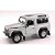 Miniatura Land Rover Defender Prata 1/24 - Imagem 4