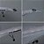 Miniatura avião Air france Concorde com led 1/125 - Imagem 5