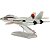 Hot Wheels Premium Gijeo Combat jet Skystriker  F-14 1/64 - Imagem 5