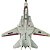 Hot Wheels Premium Gijeo Combat jet Skystriker  F-14 1/64 - Imagem 4