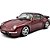Miniatura carro Porsche 911 (993) Turbo vinho 1/18 solido - Imagem 2