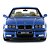 Miniatura carro BMW E36 Coupe M3 1990 1/18 Solido Azul - Imagem 3