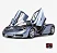 McLAREN F1 XP5-XP (BLUE) SUPERCAR LCD MODELS 1:18 - Imagem 1