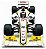 Miniatura F1 Brawn Bgp001 Jenson Button GP BRASIL 1/18 Minichamps - SEMINOVA - Imagem 5