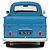 Miniatura Volkswagen Kombi T2 Pick-Up 1968 1:18 Solido Azul - Imagem 10