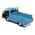 Miniatura Volkswagen Kombi T2 Pick-Up 1968 1:18 Solido Azul - Imagem 5