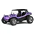 Miniatura Meyers Manx Buggy 1965 Roxo 1:18 Solido Cor Violeta - Imagem 1