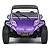 Miniatura Meyers Manx Buggy 1965 Roxo 1:18 Solido Cor Violeta - Imagem 2