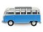 Miniatura Volkswagen T1 Samba 1/18 azul - Solido 1962 - Imagem 7