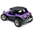 Miniatura Meyers Manx Buggy 1965 Roxo 1:18 Solido Cor Violeta - Imagem 6