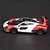 Miniatura MASSDI McLaren Senna GTR 1/64 Vermelho e Branco - Imagem 4