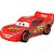 Miniatura Carros Disney Relâmpago McQueen Medicated Bumper 1:55 - Imagem 3