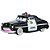 Miniatura Disney Pixar Carros Sheriff Metal Mattel 1/55 - Imagem 3