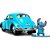 Miniatura Volkswagen Fusca Beetle Lilo & Stitch Jada 1/32 - Imagem 3