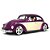 Miniatura Volkswagen Fusca Roxo Welly (Sem caixa) 1/24 - Imagem 1