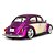 Miniatura Volkswagen Fusca Roxo Welly (Sem caixa) 1/24 - Imagem 2