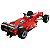 Miniatura Hot Wheels Ferrari F2000 Schumacher Seminovo 1/18 - Imagem 3