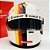 Mini Capacete Sebastian Vettel Ferrari 2018 F1 Mini-Line 1/2 - Imagem 2