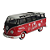 Miniatura Volkswagen Microbus Deluxe 1962 M2 Coca Cola 1/64 - Imagem 2