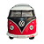 Miniatura Volkswagen Microbus Deluxe 1962 M2 Coca Cola 1/64 - Imagem 3