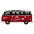 Miniatura Volkswagen Microbus Deluxe 1962 M2 Coca Cola 1/64 - Imagem 5