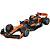 Miniatura McLaren MCL38 Miami 2024 Piastri 1/43 Bburago - Imagem 2